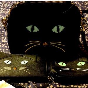 Kate Spade Maise Cat Bag Set EUC 3 pcs